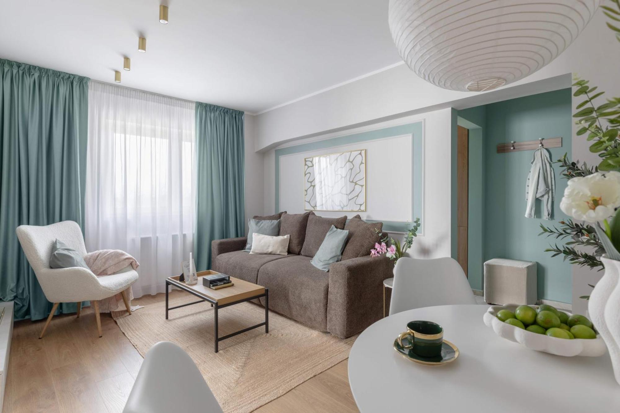 Holt - Sublime Minty Green 1Br On The Park Bukurešť Exteriér fotografie