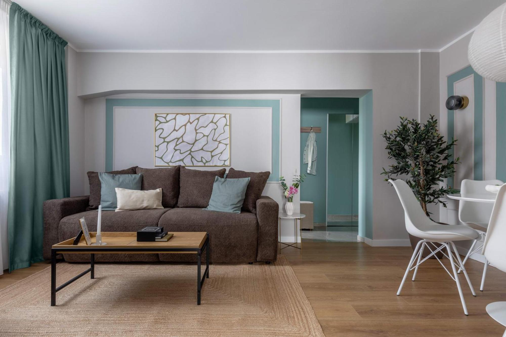 Holt - Sublime Minty Green 1Br On The Park Bukurešť Exteriér fotografie
