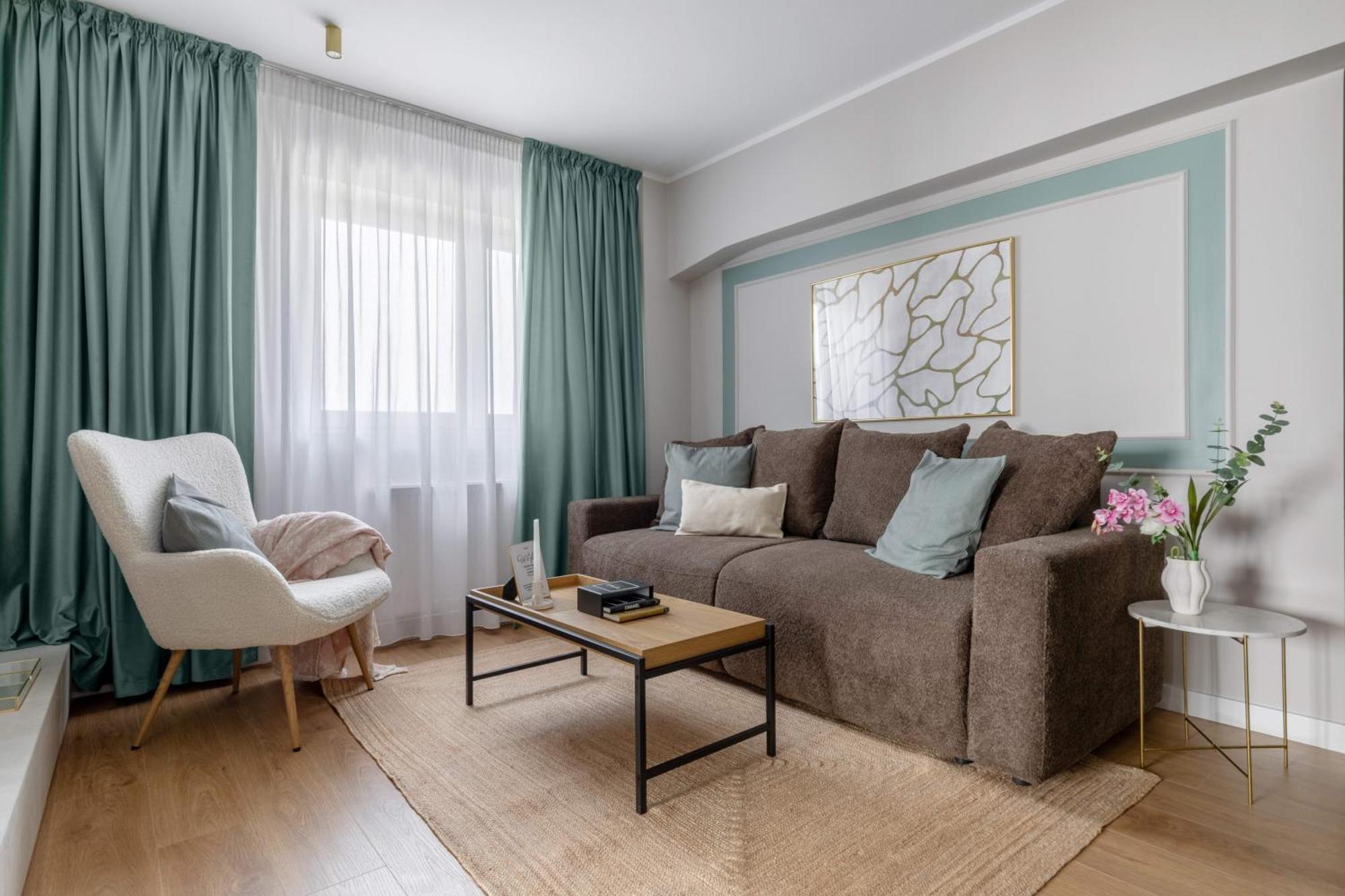Holt - Sublime Minty Green 1Br On The Park Bukurešť Exteriér fotografie
